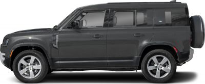 Side profile with spare wheel and alloy wheels