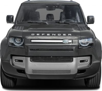 Front view with LED headlights and distinctive grille.