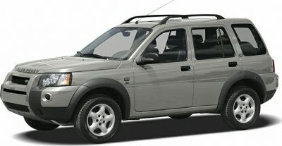 Side profile of a compact four-door SUV with roof rails and alloy wheels.