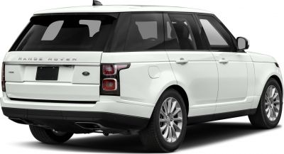 Rear and side view of luxury SUV with extended wheelbase and distinct tail lights.