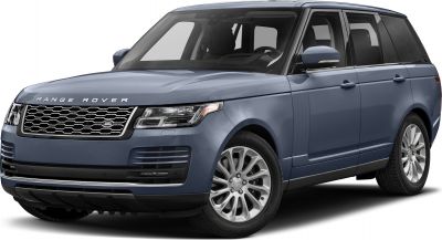 Luxury full-size SUV front grille and LED headlights