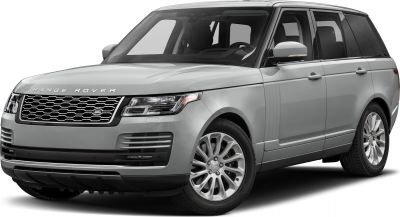 Front and side view of a silver luxury SUV with distinct grille and alloy wheels