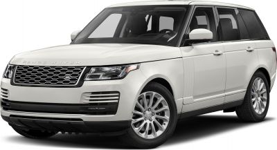 Luxury white SUV front and side profile with LED headlights and detailed grille