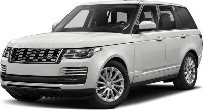 Front view with signature grille and LED headlights