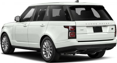 Rear and side view of a luxury SUV with distinctive taillights and tinted windows