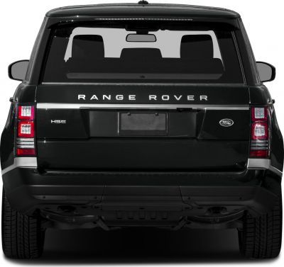 Rear view with distinctive tail lights and rear design