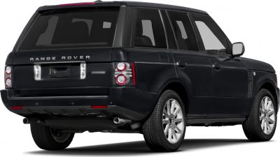 Black SUV rear and side view with distinct taillights and alloy wheels