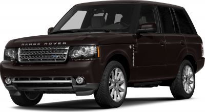 Front 3/4 view of luxury SUV with chrome grille and alloy wheels