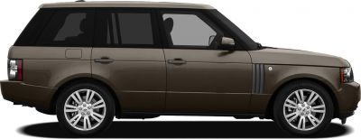 Side profile of SUV with silver alloy wheels and tinted windows