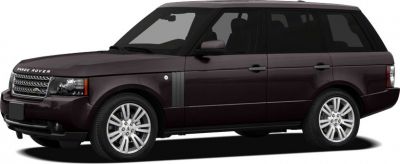 Side view of luxury SUV with alloy wheels and sharp design lines
