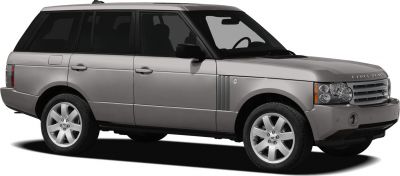 Luxury SUV front side view with alloy wheels and grille