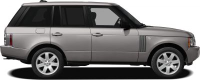 Sleek side profile of a luxury SUV with distinctive alloy wheels