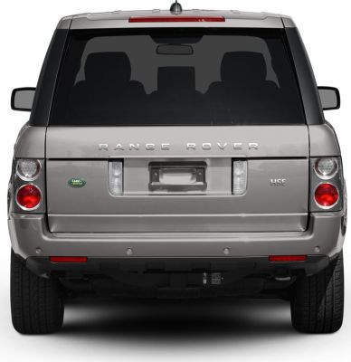 Rear of a Range Rover III facelift 2005 with HSE trim and rear taillights