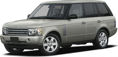 Front side profile with grille, headlights, and alloy wheels