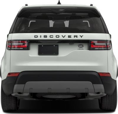 Rear view with distinctive tail lights and tailgate design