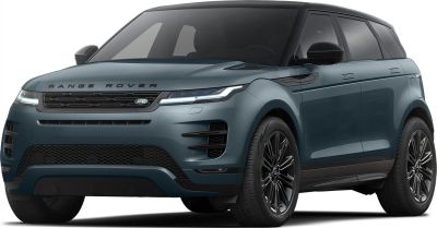 Front view of a modern luxury SUV with LED headlights and sleek grille
