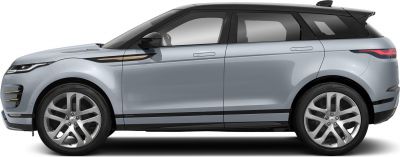 Side profile view of modern SUV with alloy wheels and sleek door design.