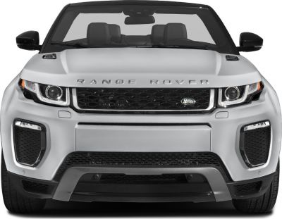 Front grille and headlights of a luxury convertible SUV