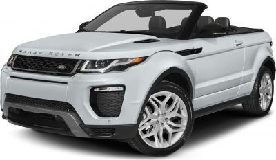 Convertible SUV with distinctive headlights and alloy wheels