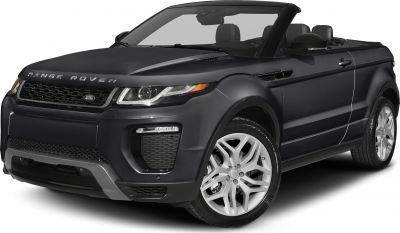 Front-side close-up of convertible SUV with grille and alloy wheels
