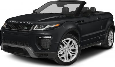 Front view of a convertible SUV with prominent headlights and grille.