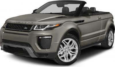 Convertible SUV front-side view with LED headlights and alloy wheels