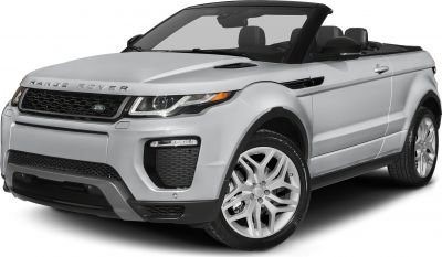 Front-side view of a convertible SUV with alloy wheels and modern headlights
