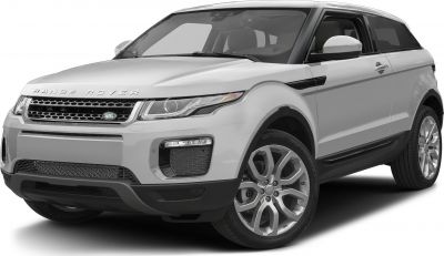 Range Rover Evoque front grille, headlight, and alloy wheel design