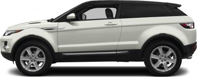 Side profile of compact SUV with coupe styling and alloy wheels