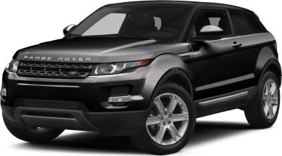 SUV front view with sharp headlights and alloy wheels