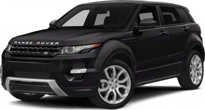 Front three-quarter view of black compact SUV with alloy wheels and headlights