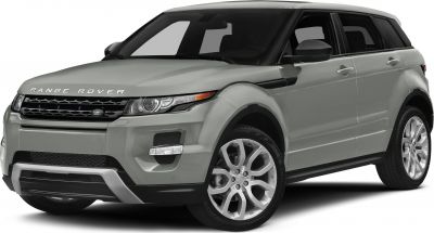 Front view of compact luxury SUV with distinctive headlights and alloy wheels