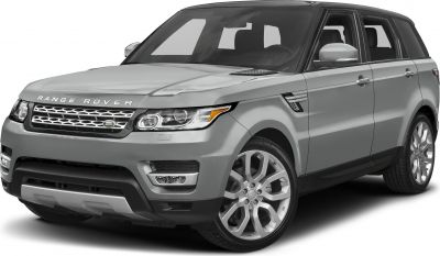 Front grille and headlights of silver SUV with alloy wheels