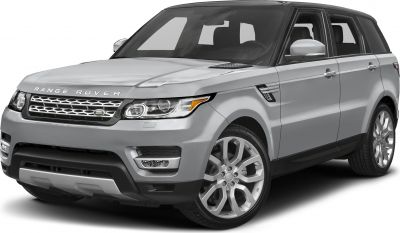 Large silver SUV front side with prominent wheels and headlights