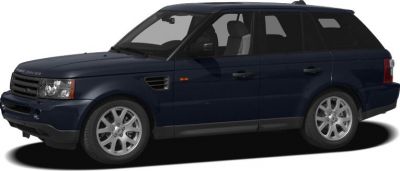 Side view of dark blue 5-door SUV with alloy wheels.