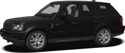Side profile of a black SUV with alloy wheels