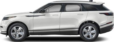 Side view of SUV with flush door handles and alloy wheels