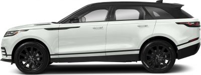 Luxury SUV side profile with black wheels and two-tone roof