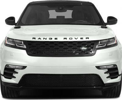 Front grille and slim LED headlights of an SUV