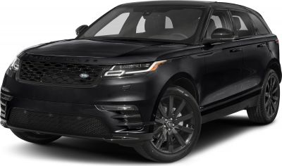 Front angled view of sleek SUV with LED headlights and alloy wheels