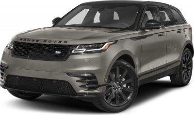 Front side view with black honeycomb grille and angular LED headlights