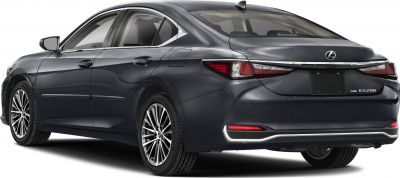 Rear quarter view with AWD ES 250 badge and modern taillight design