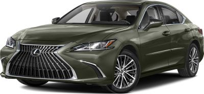 Front view with spindle grille and angular headlights.
