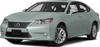 Luxury sedan with distinctive grille and alloy wheels in front and side view