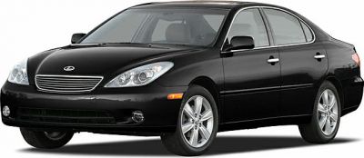 Black sedan front-side view with sleek headlights and alloy wheels