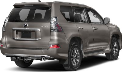 Rear and side view of SUV showing taillights and alloy wheels
