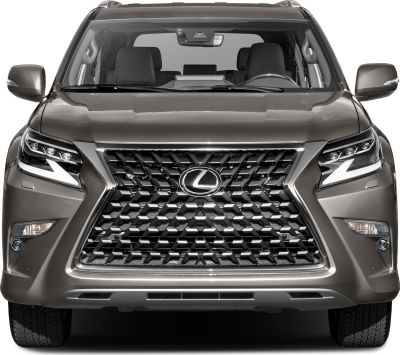 Front view with spindle grille and LED headlights