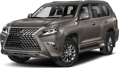 Bold grille and LED headlights on front 3/4 SUV view
