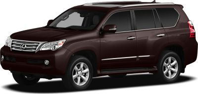 SUV with roof rails, chrome side accents, and distinctive front grille