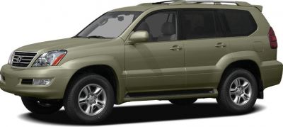 Side profile of a 2007 facelift Lexus GX SUV